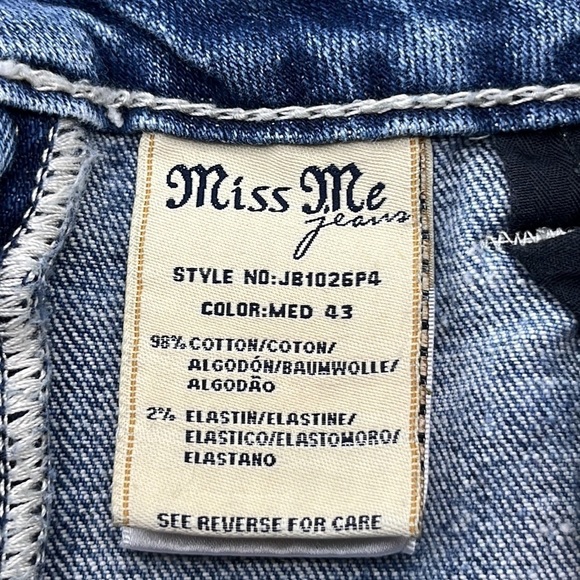Miss Me Boyfriend Capri Size 28 - Picture 10 of 16
